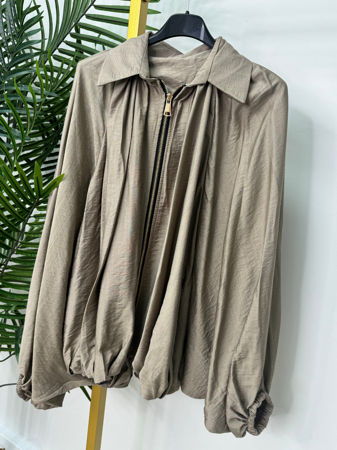 Jazmine Zip Jacket - Mocha