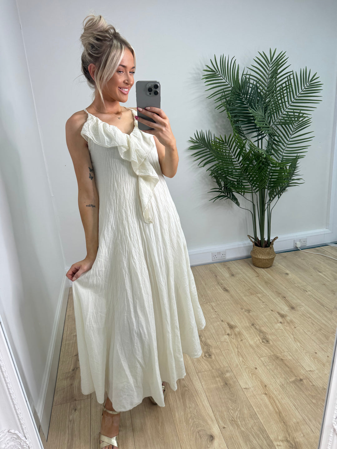 Tilly Dress - Cream