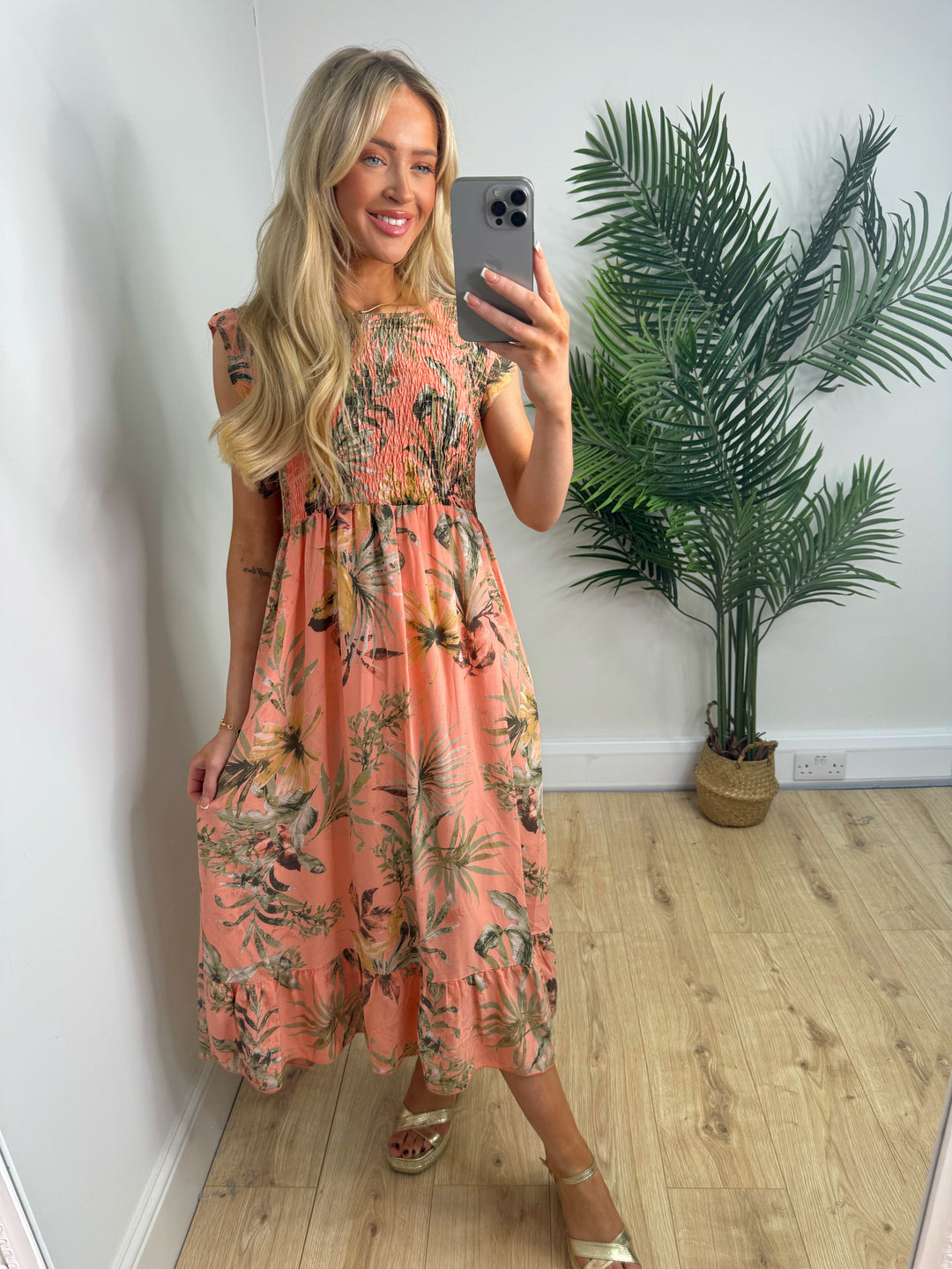 Marrakesh Dress - Coral