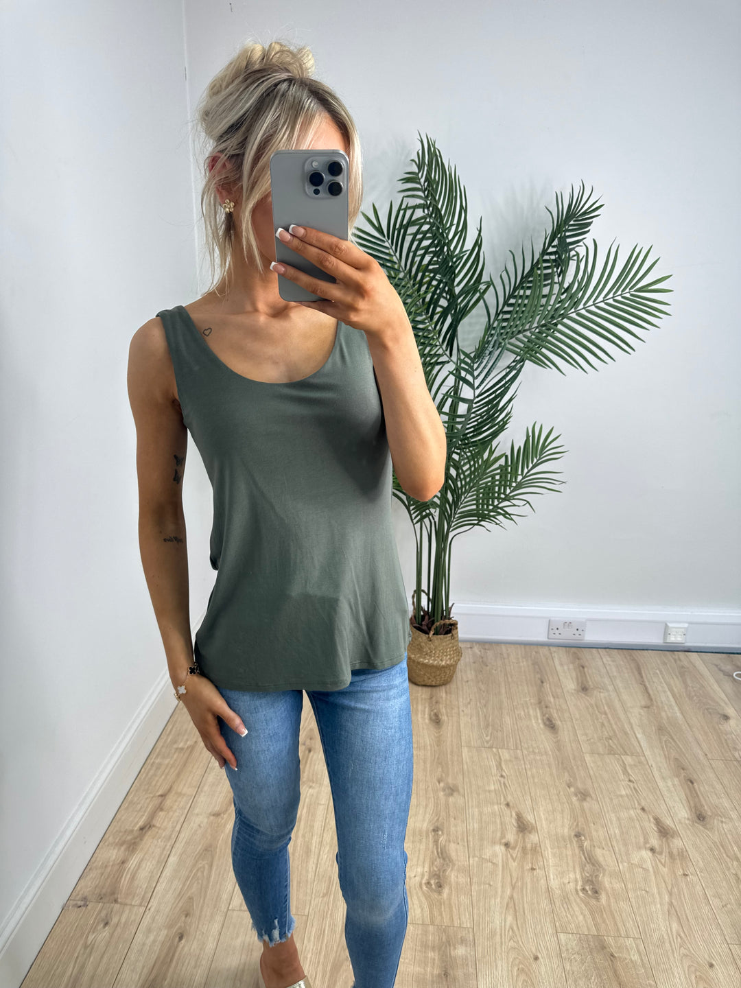 Double Layer Vest - Khaki