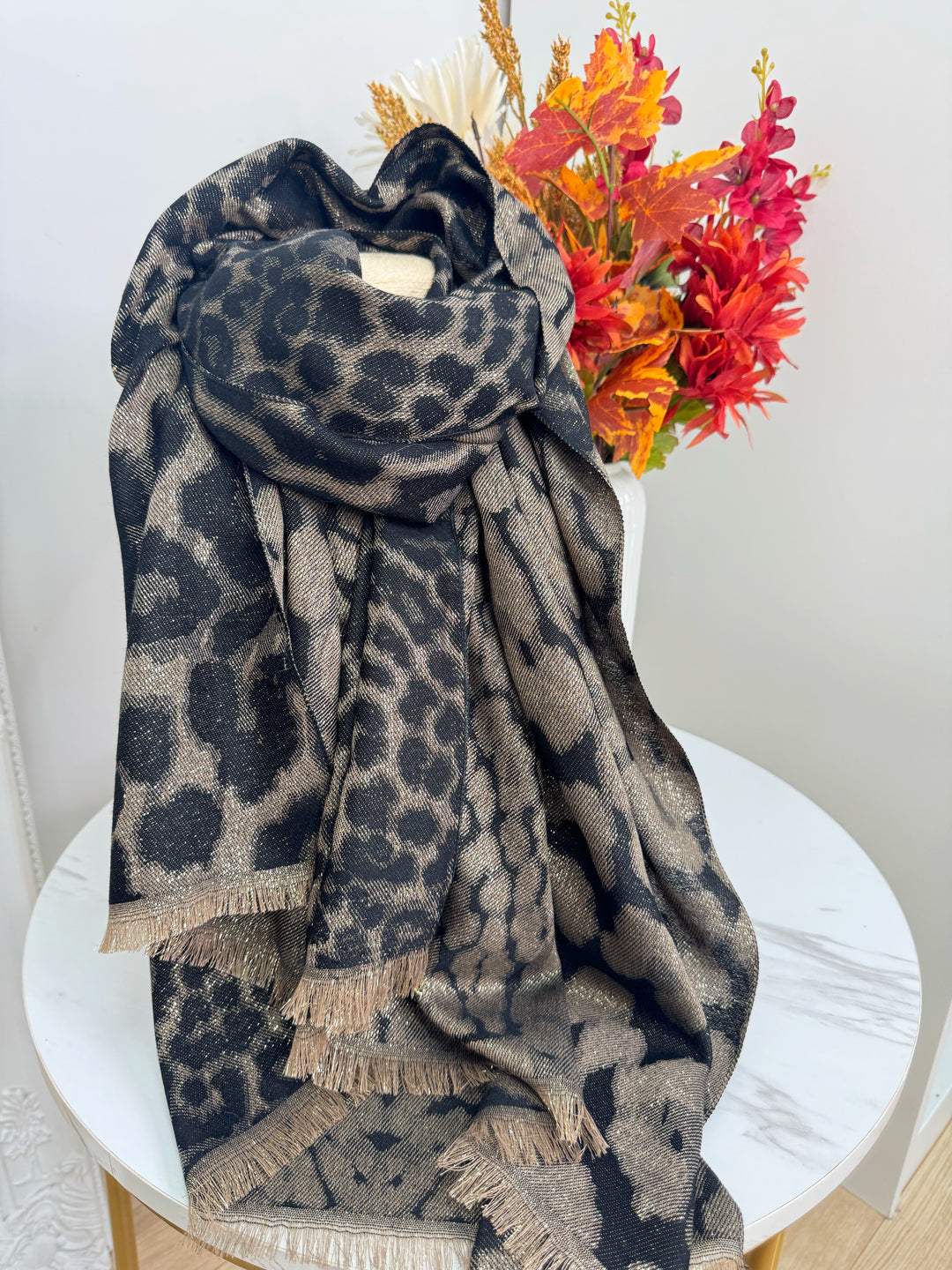 Dollie Leopard Scarf