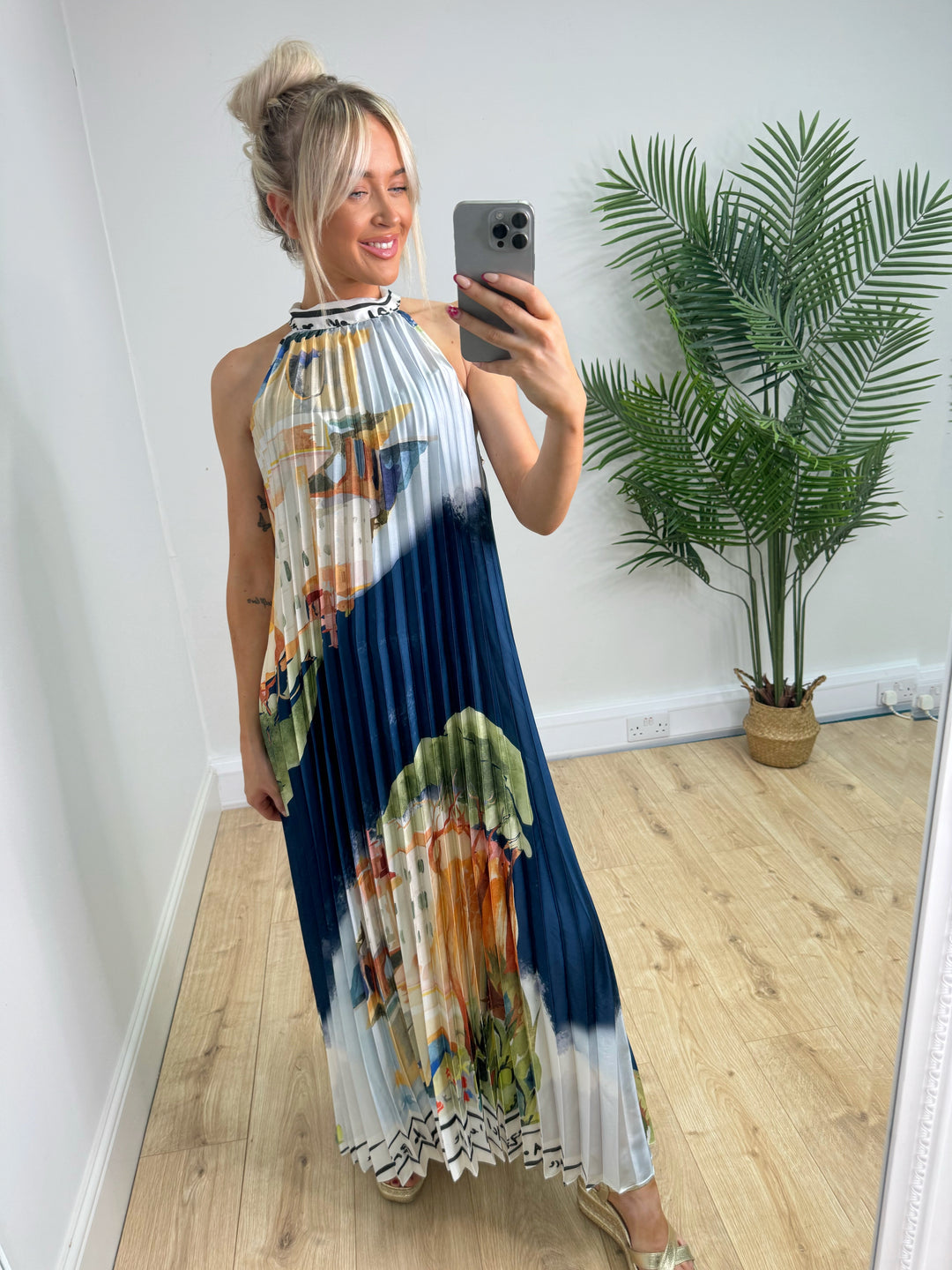 Coastal Dress - Navy