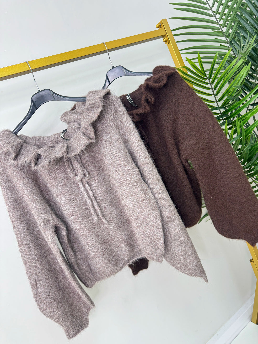 Lana Frill Neck Jumper