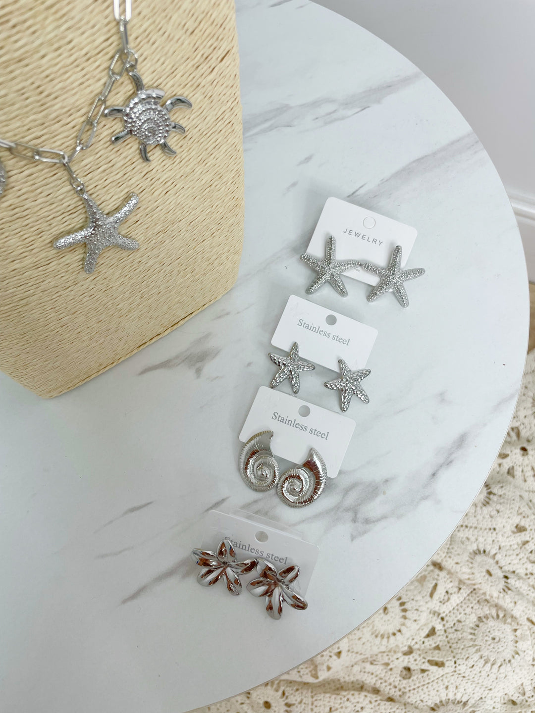 Summer Earrings - Silver
