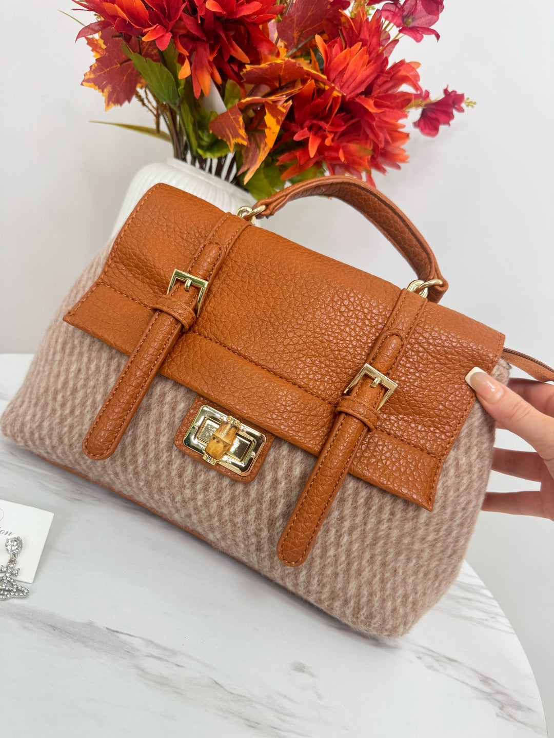 Tamara Handbag - Tan