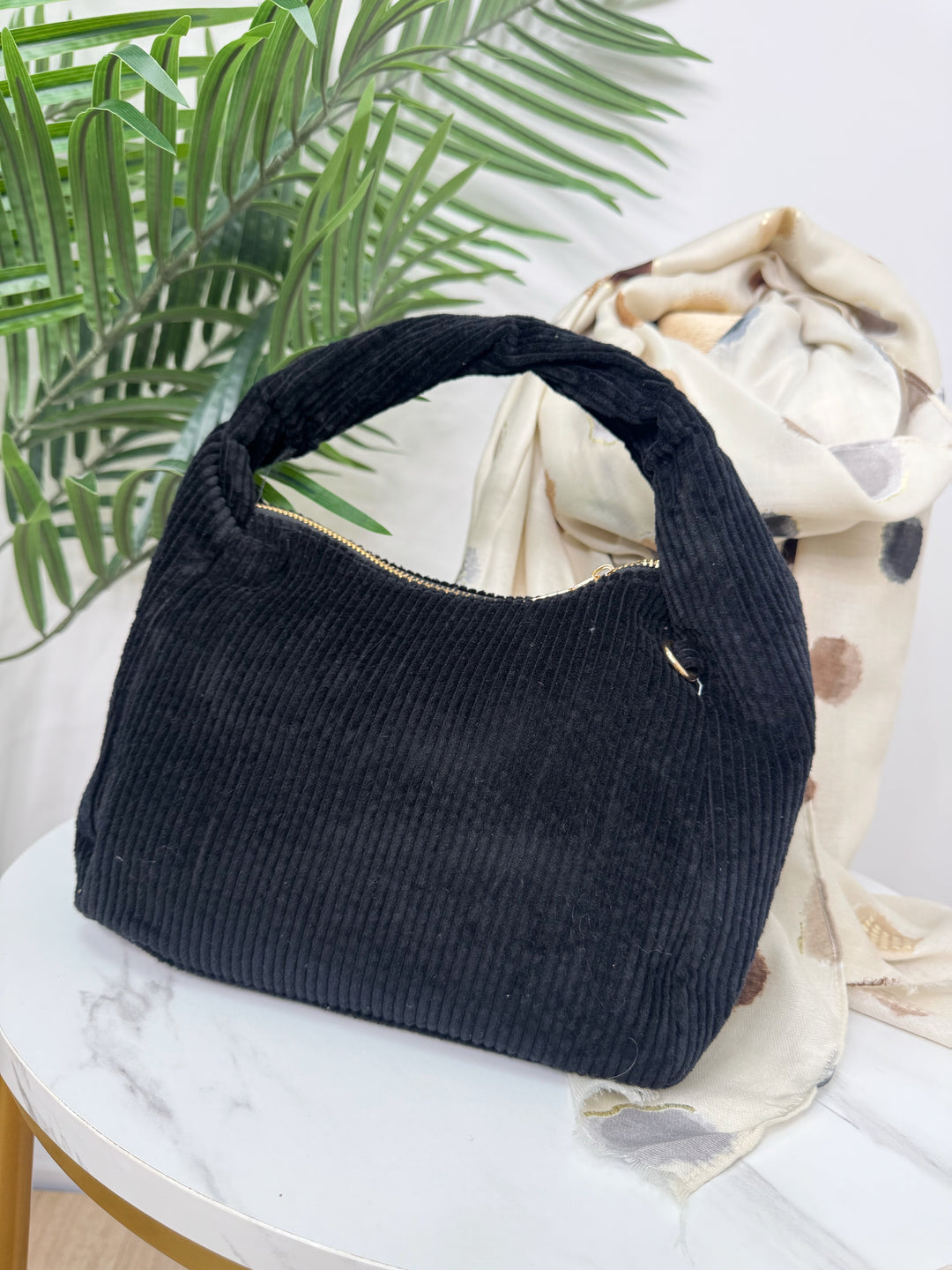 Celia Cord Bag - Black