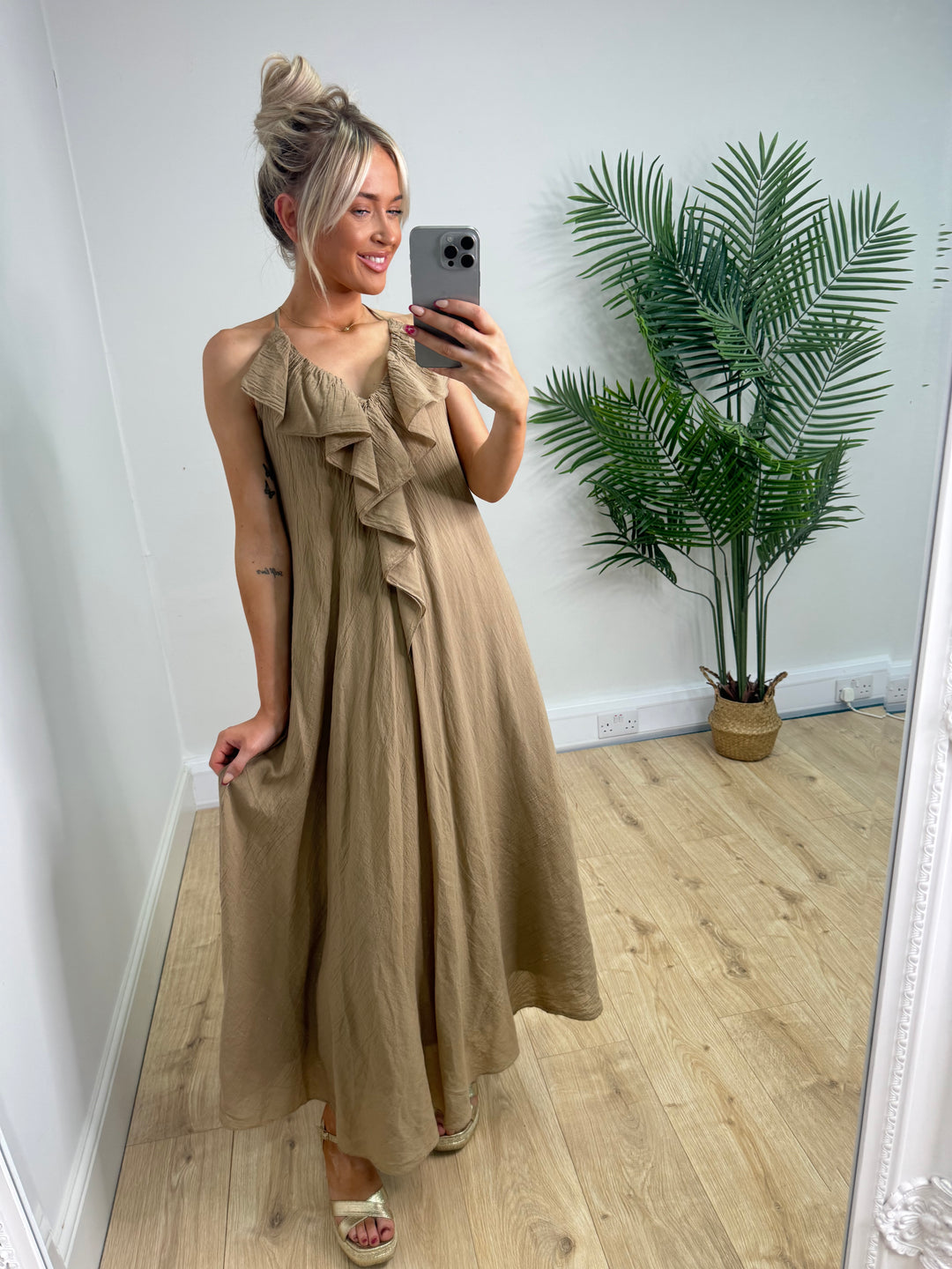 Tilly Dress - Caramel