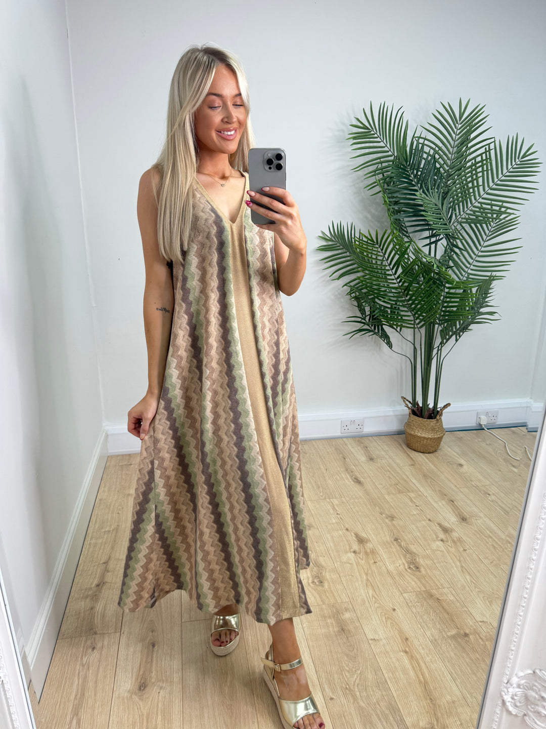Maldives Dress - Khaki