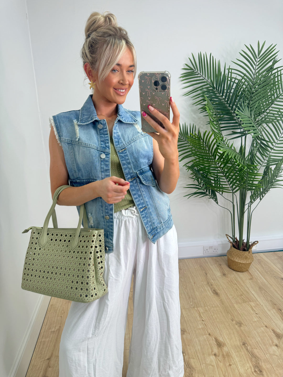 Denim Waistcoat - Light Wash