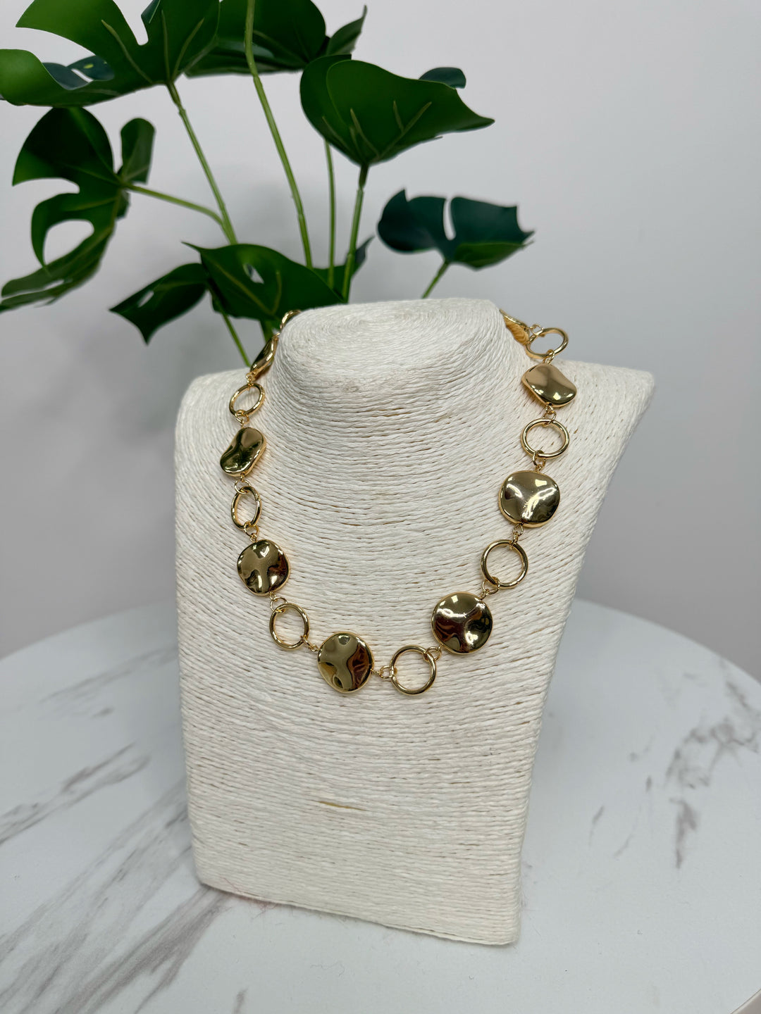 Ring Necklace - Gold