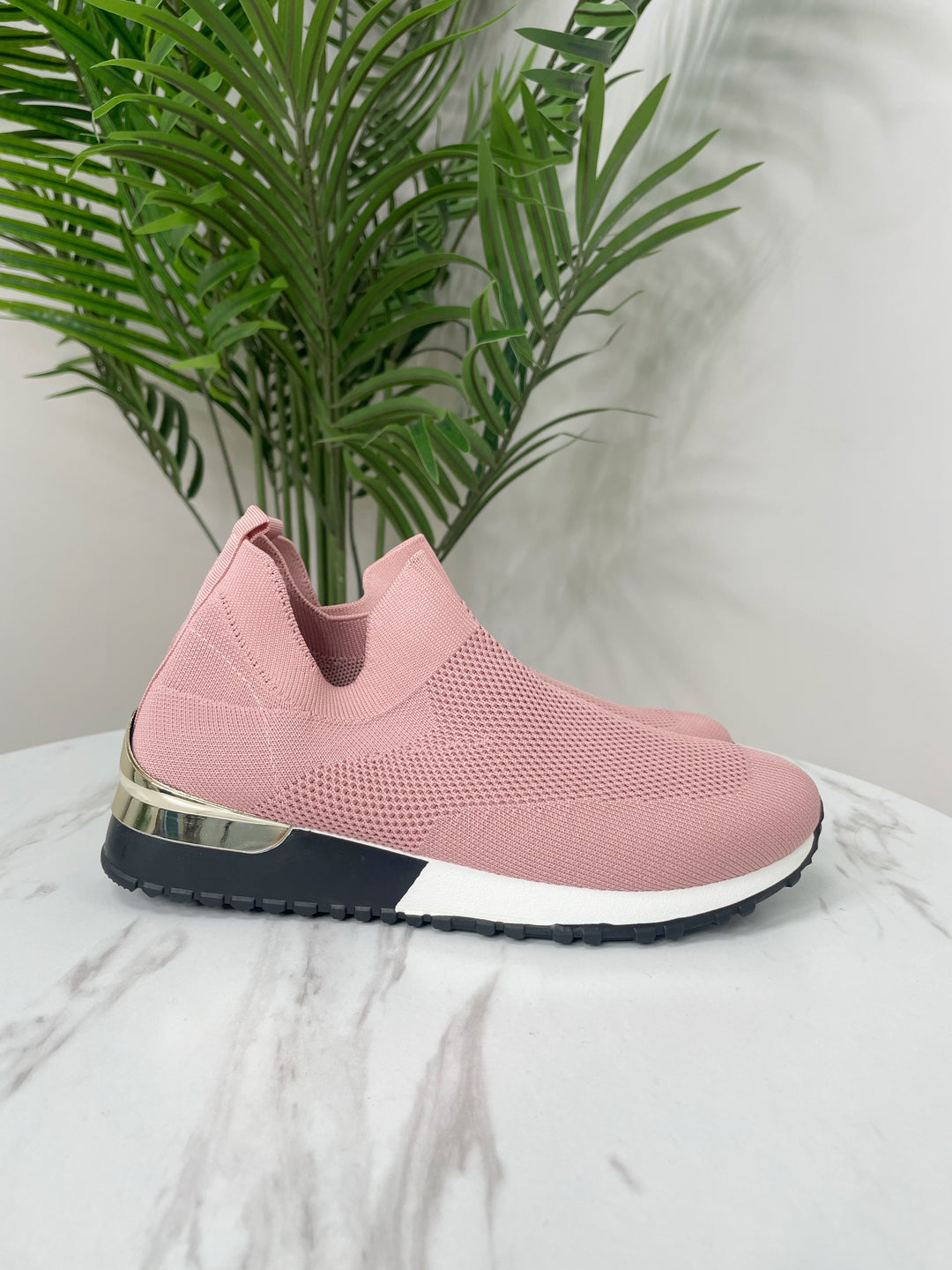Chloe Slip On Trainers - Pink