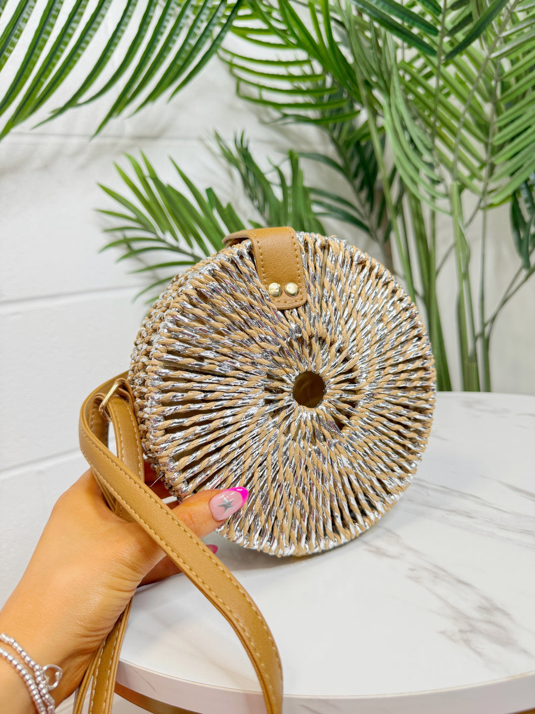 Disco Metallic Bag - Silver