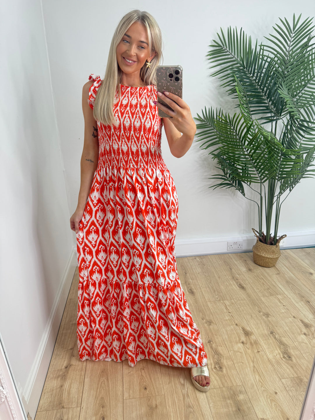 Jezza Dress - Orange