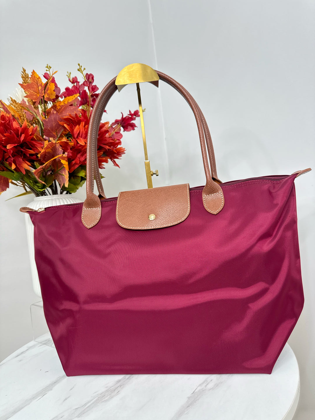 Large Bianca Bag - Burgundy