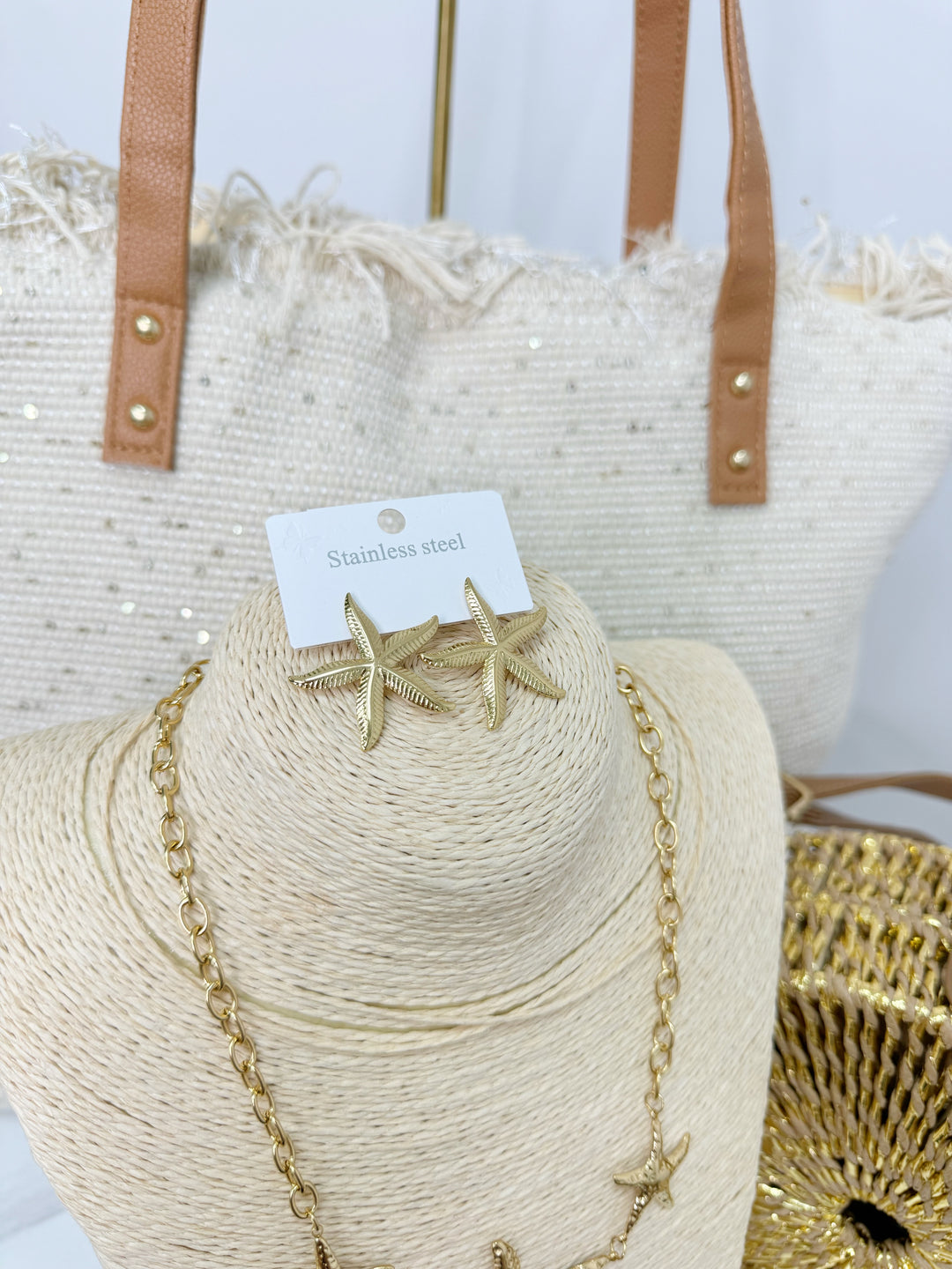 Starfish Earrings - Gold