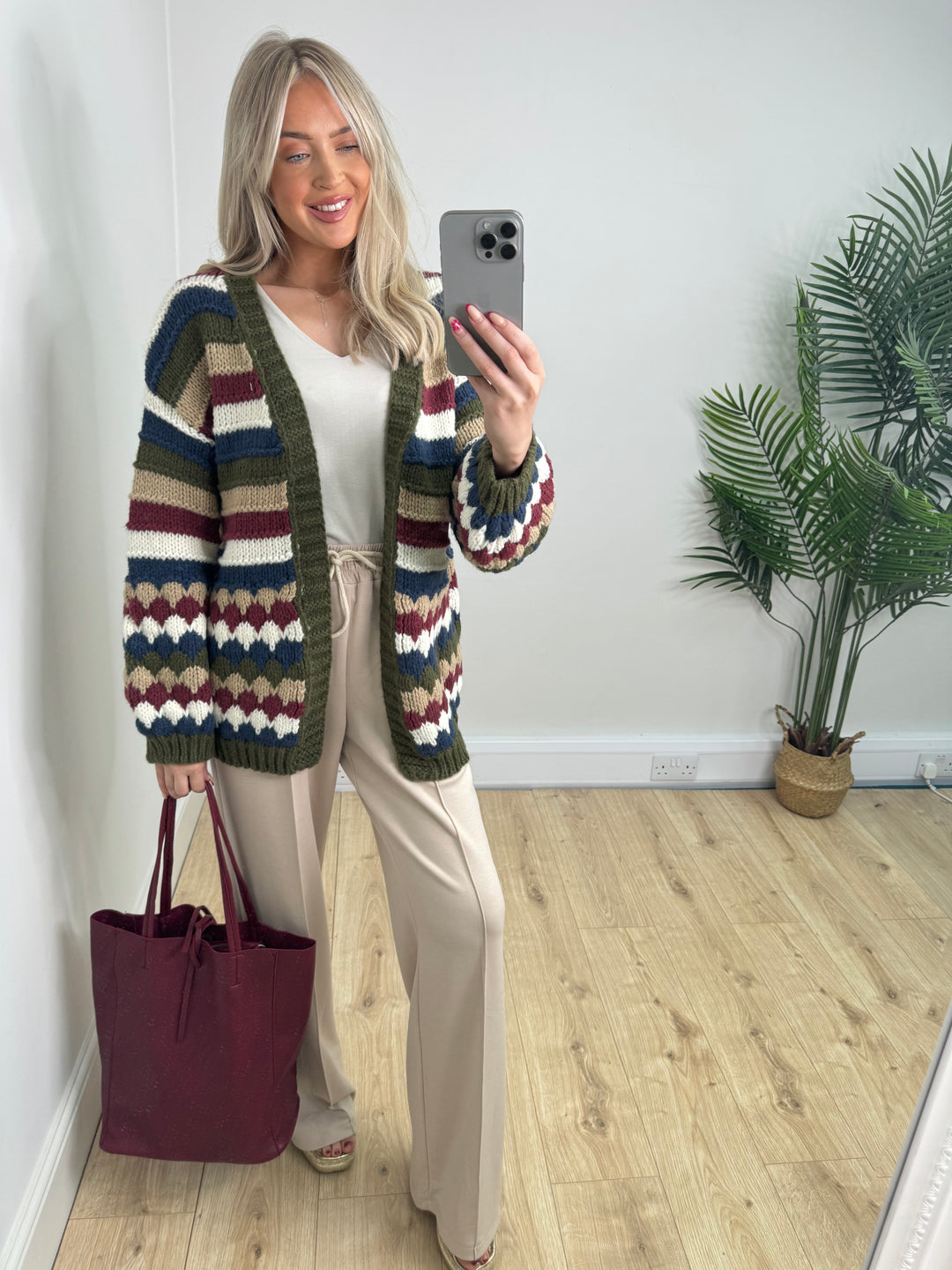 Rosso Cardigan