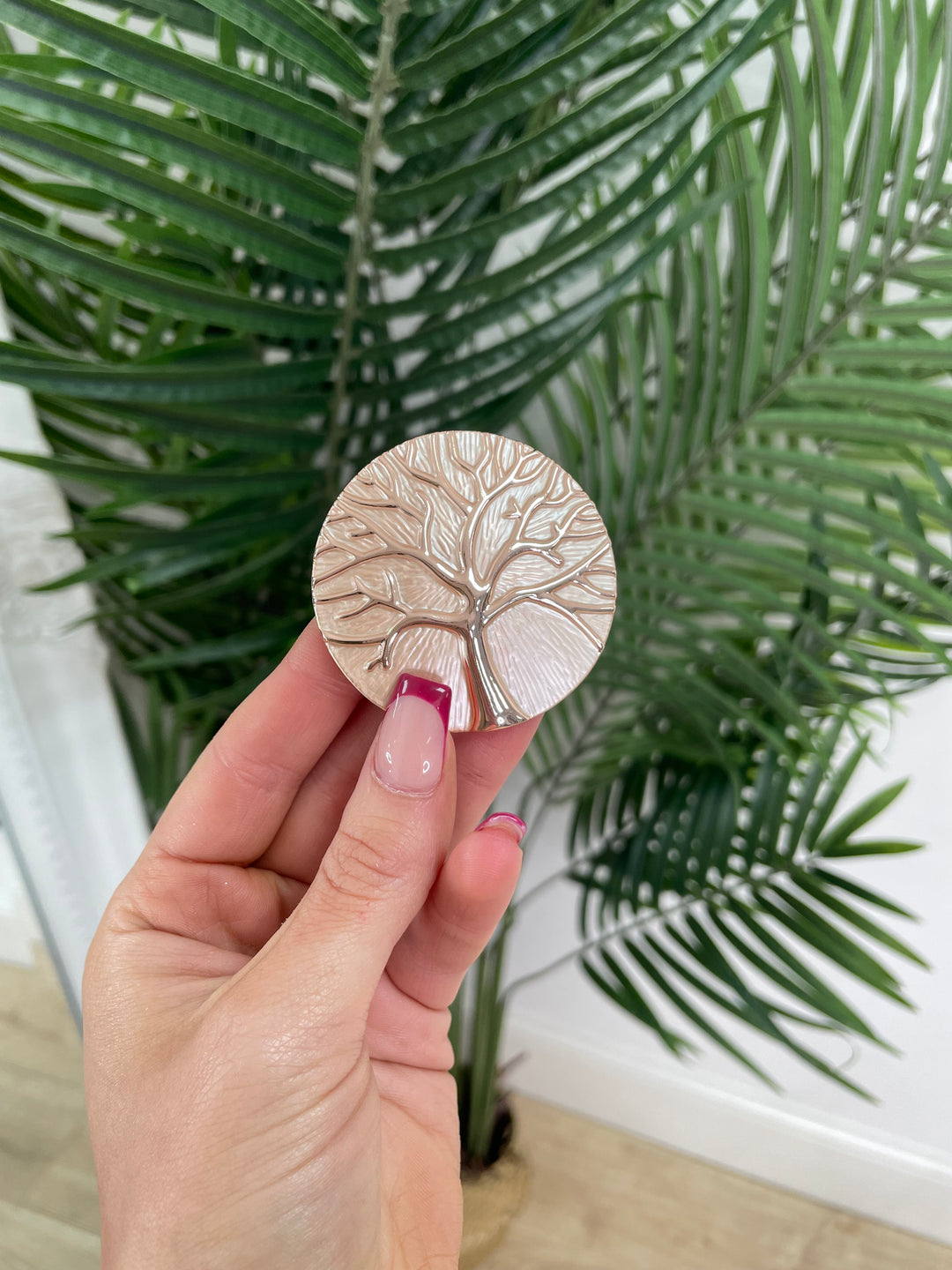 Magnetic Scarf Broach - Rose Gold TOL