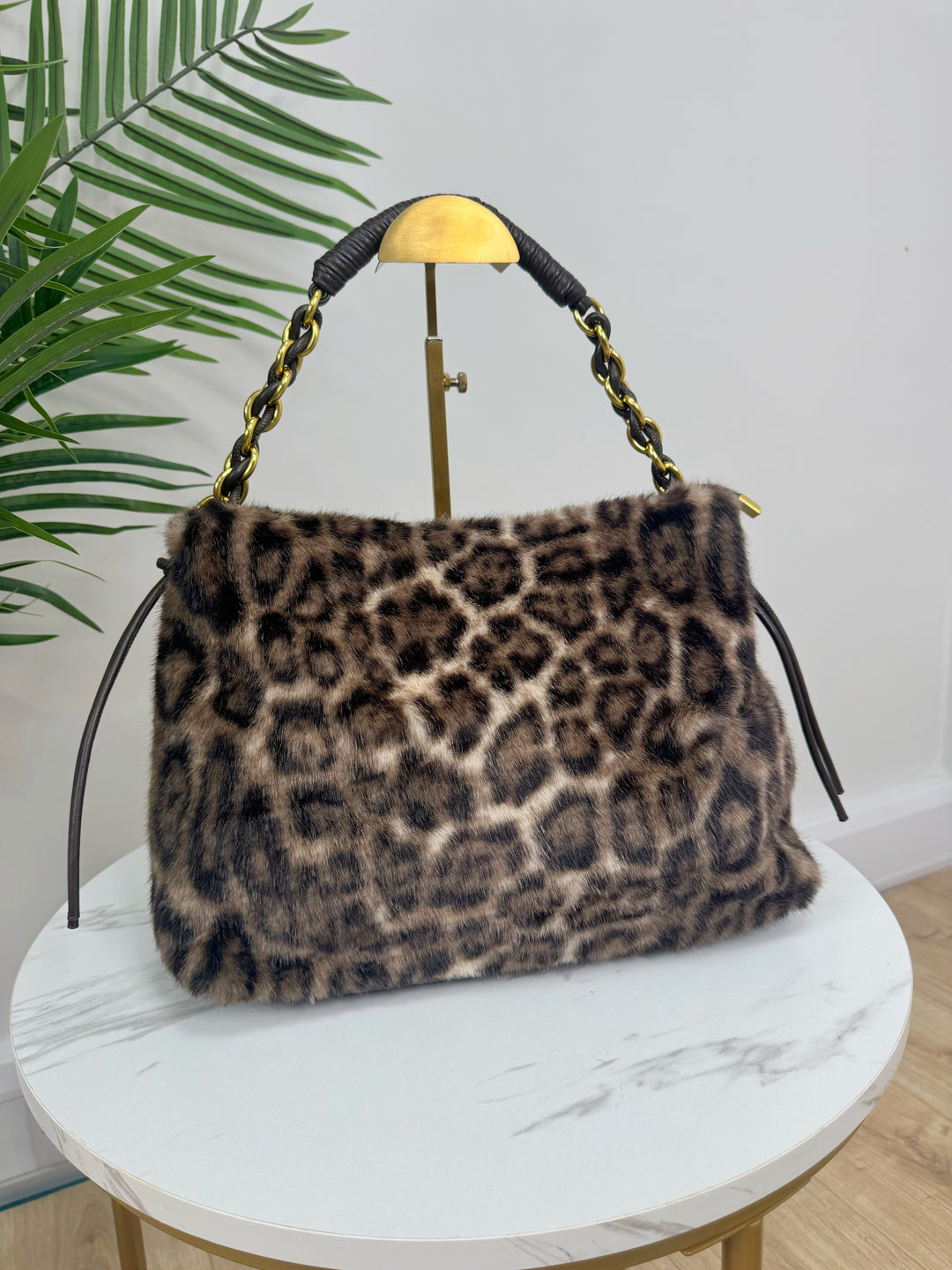Foxie Leopard Bag - Mocha