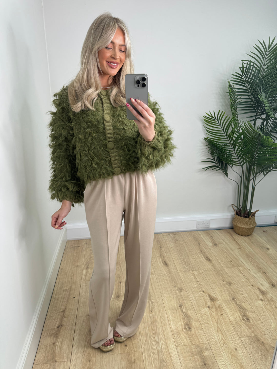 Tuscany Cardigan - Khaki