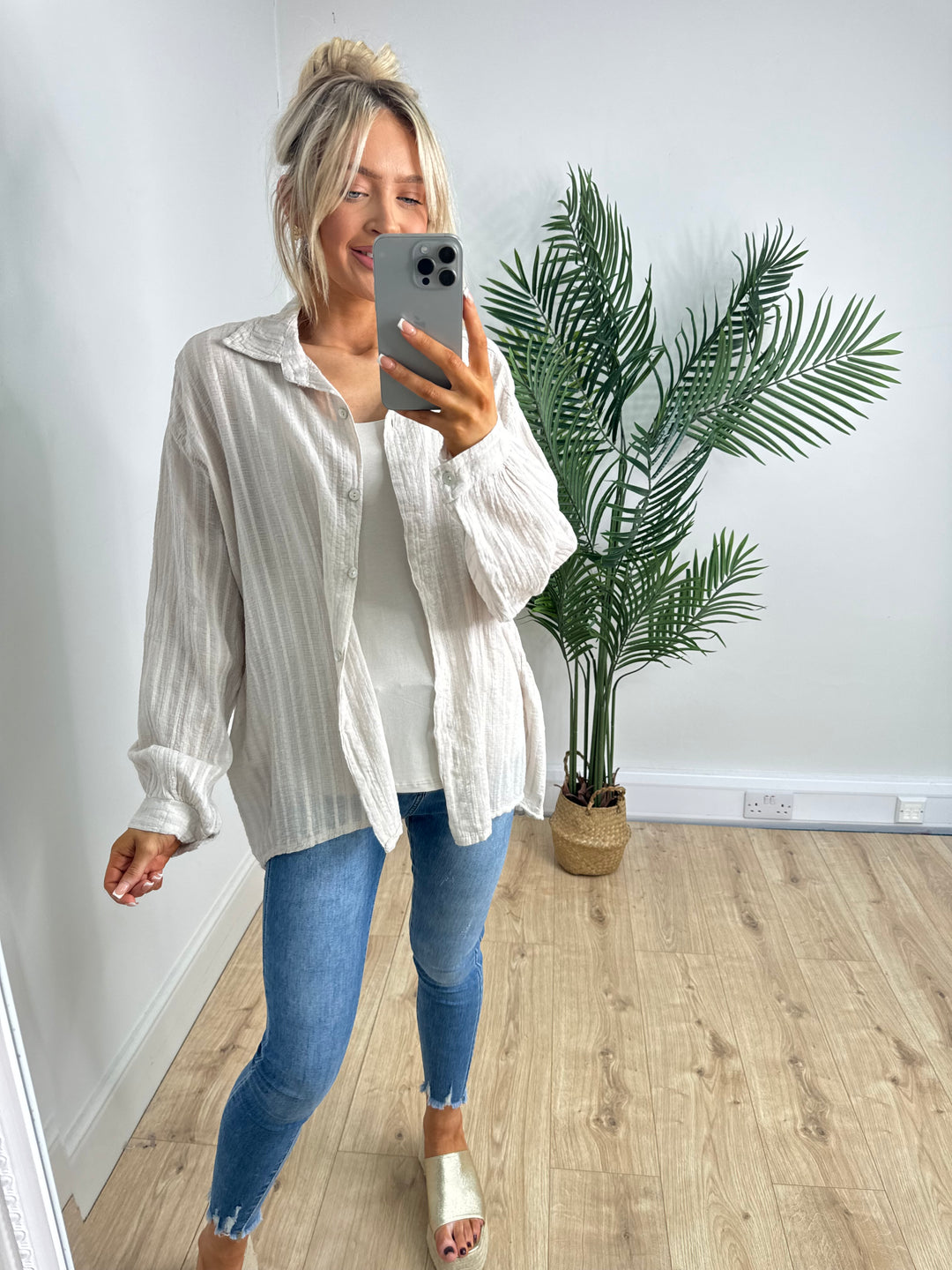 Fia Shirt - Beige