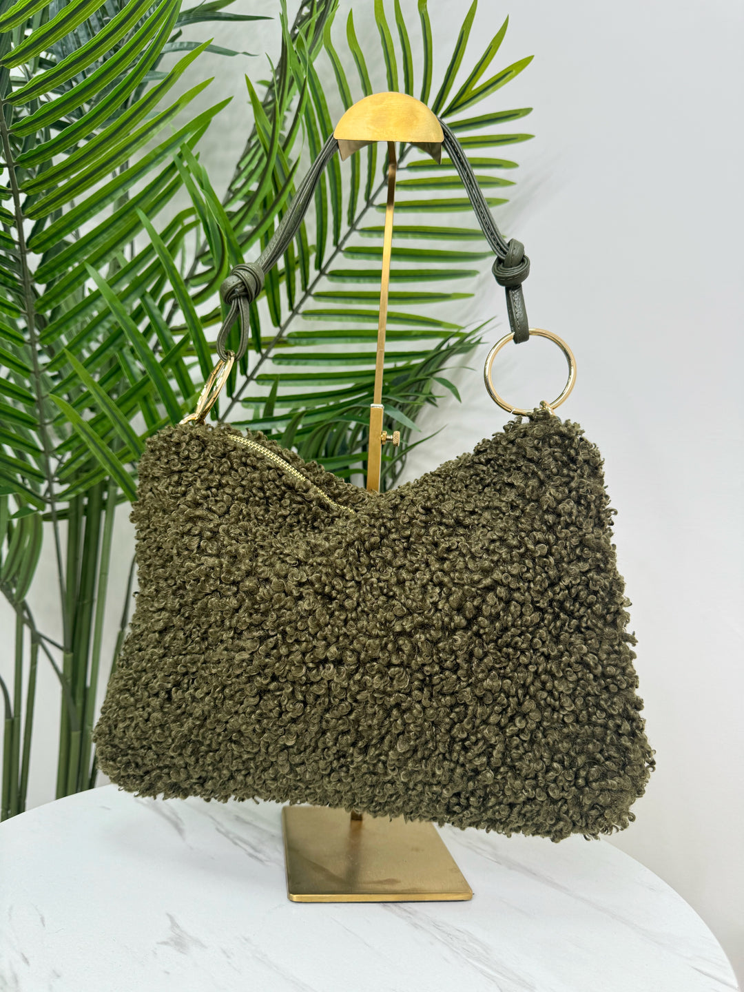 Borg Teddy bag - Khaki