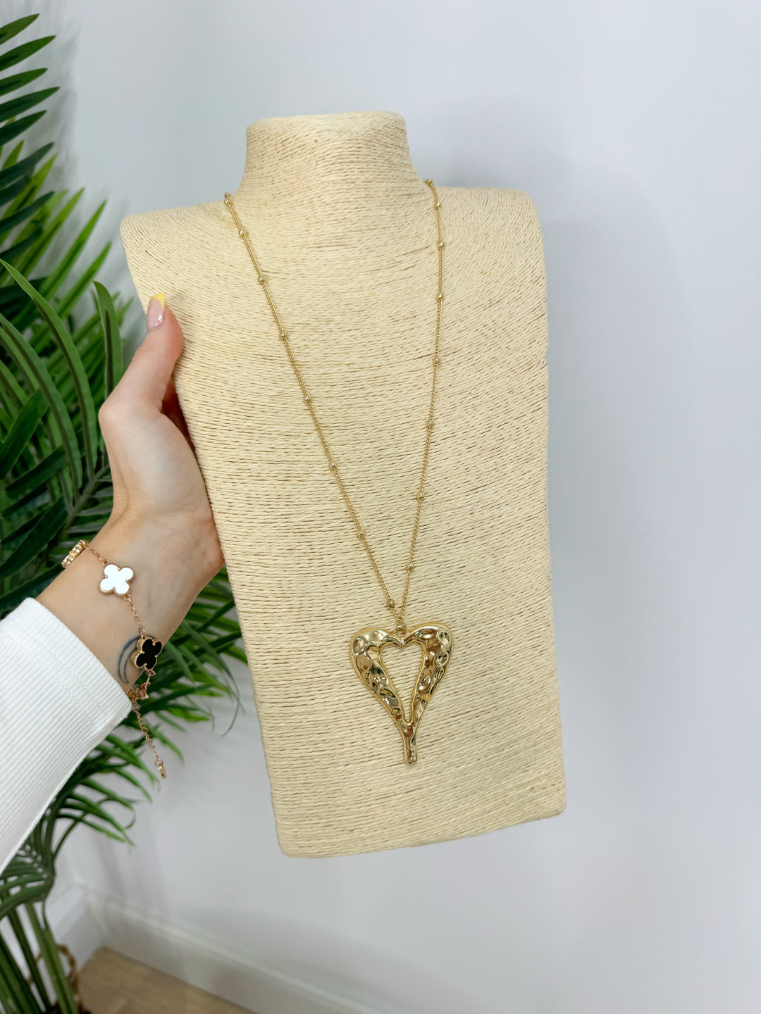 Longline Necklace - Heart
