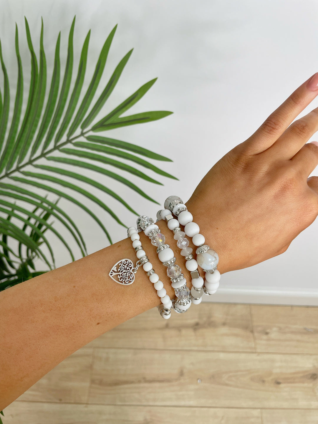 Boho Bracelets - White