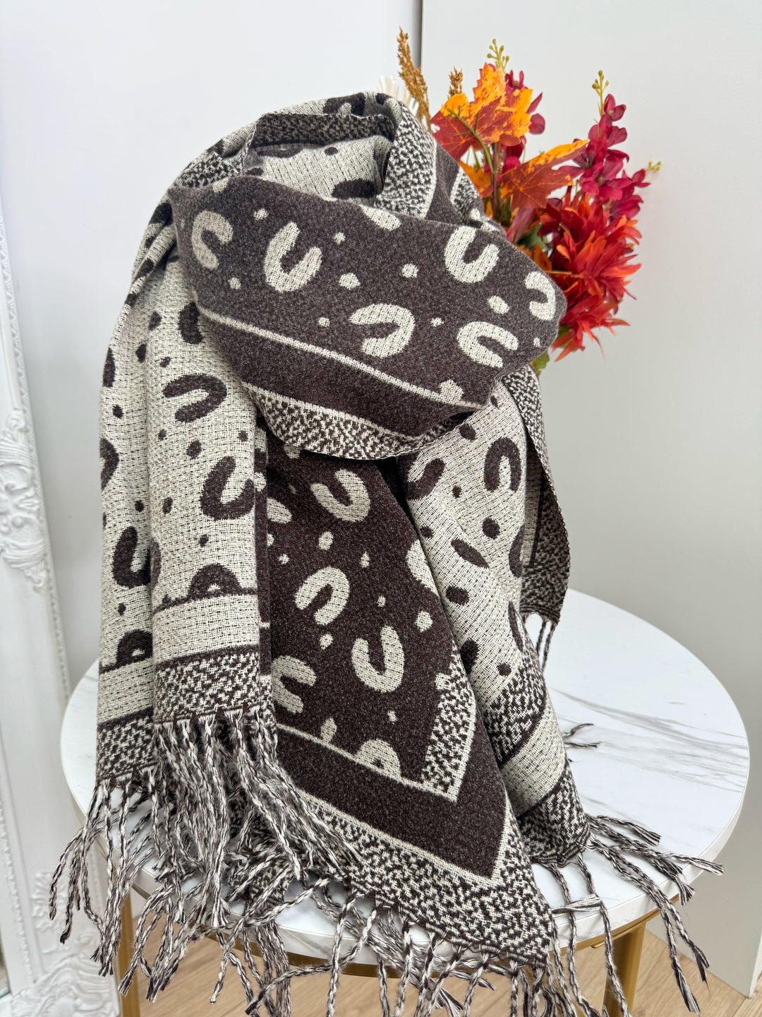 Monica Scarf - Chocolate
