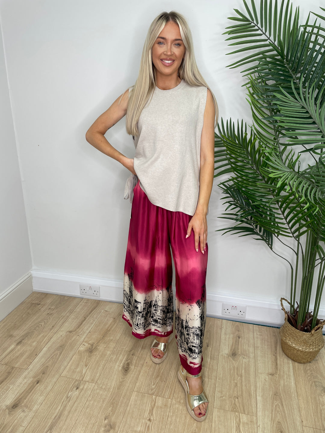 Valencia Satin Trousers