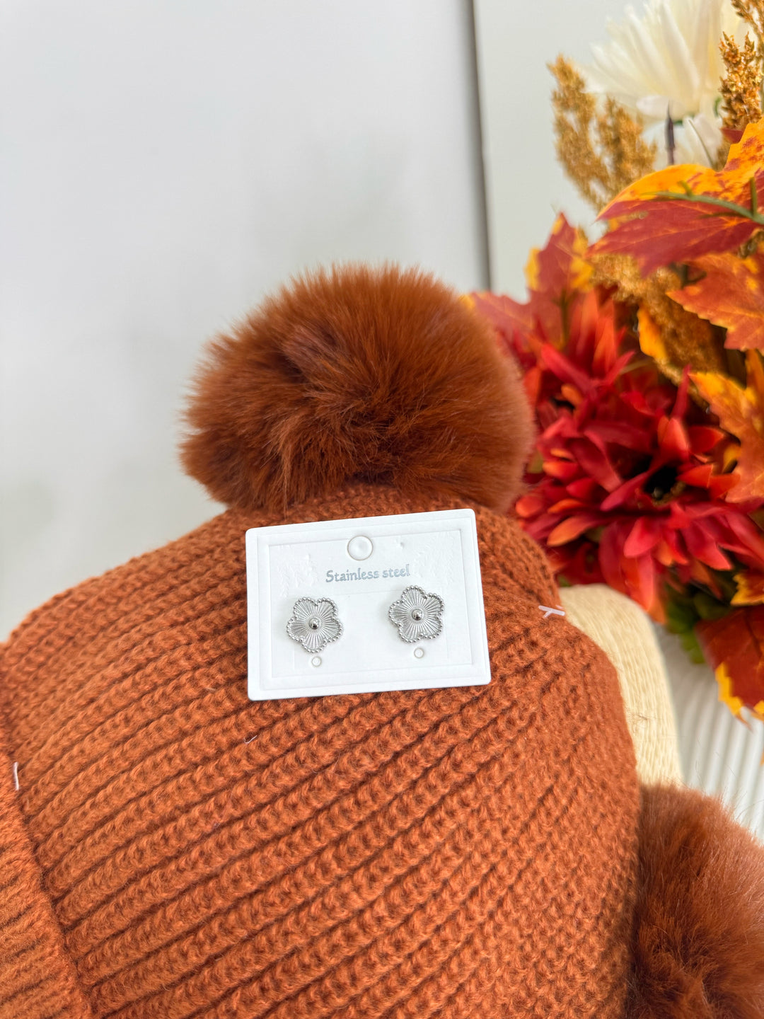 Clover Earrings - Silver