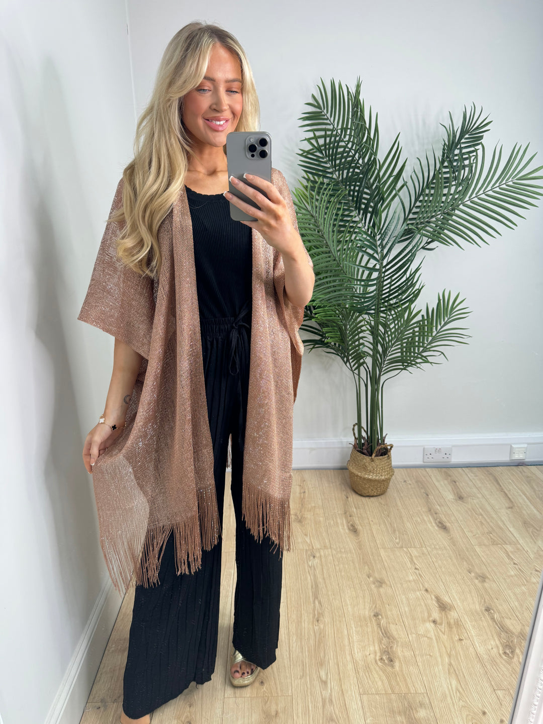 Tassel Kaftan - Rose Gold