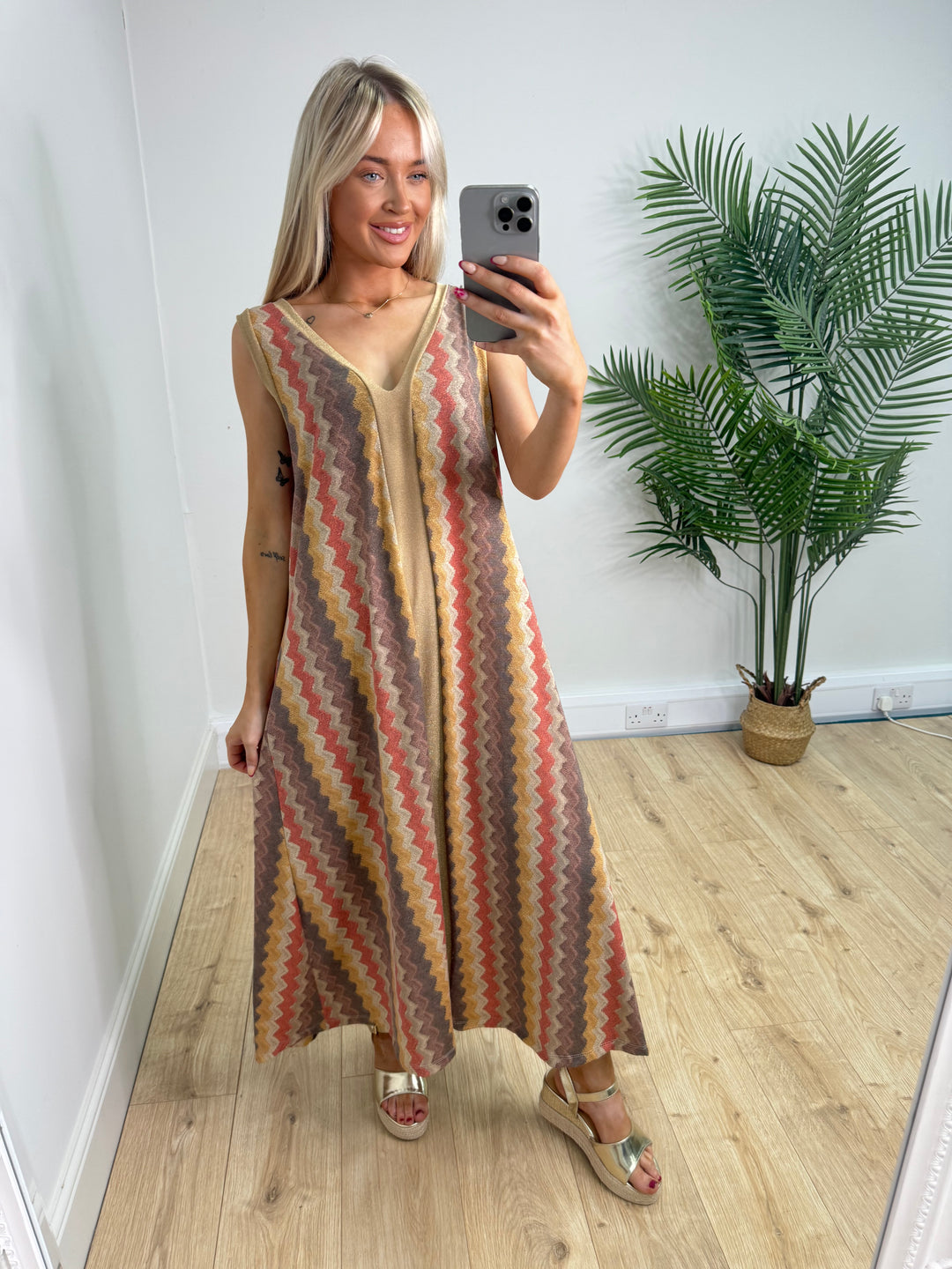 Maldives Dress - Orange