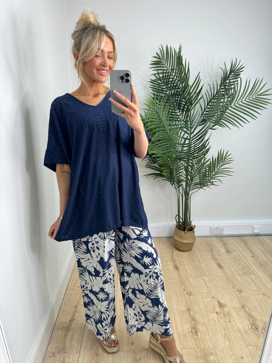 Sarah Top - Navy