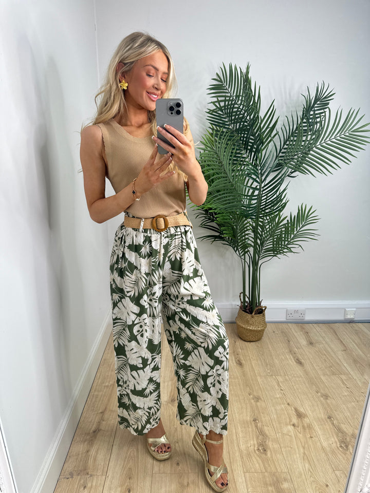 Palm Trousers - Khaki