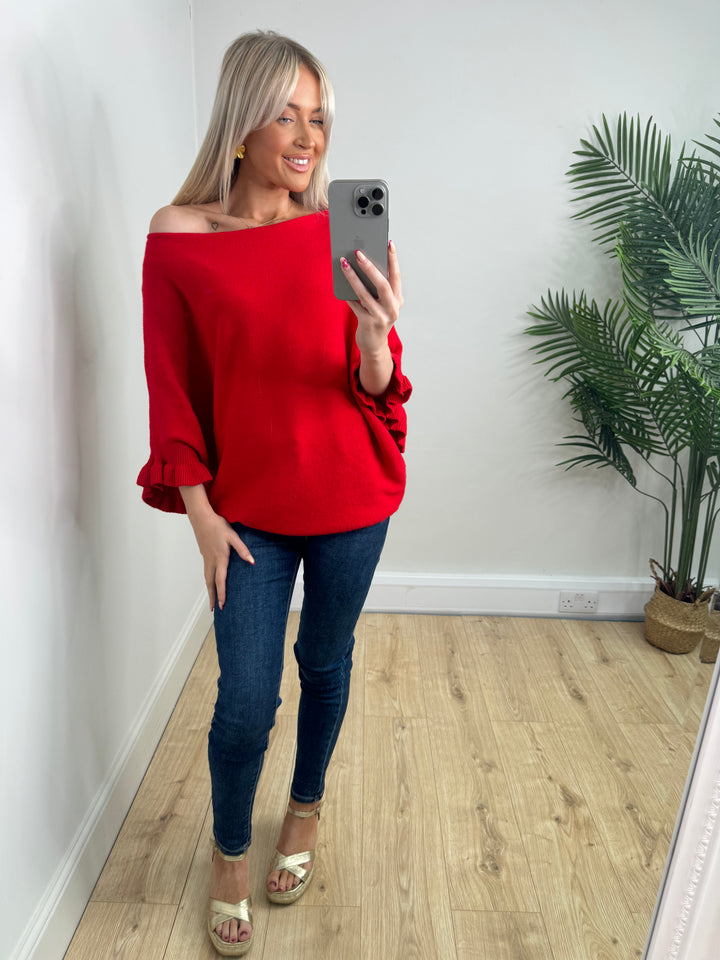Jess Knit - Red