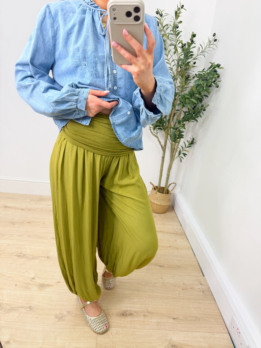 Harem Pants - Lime