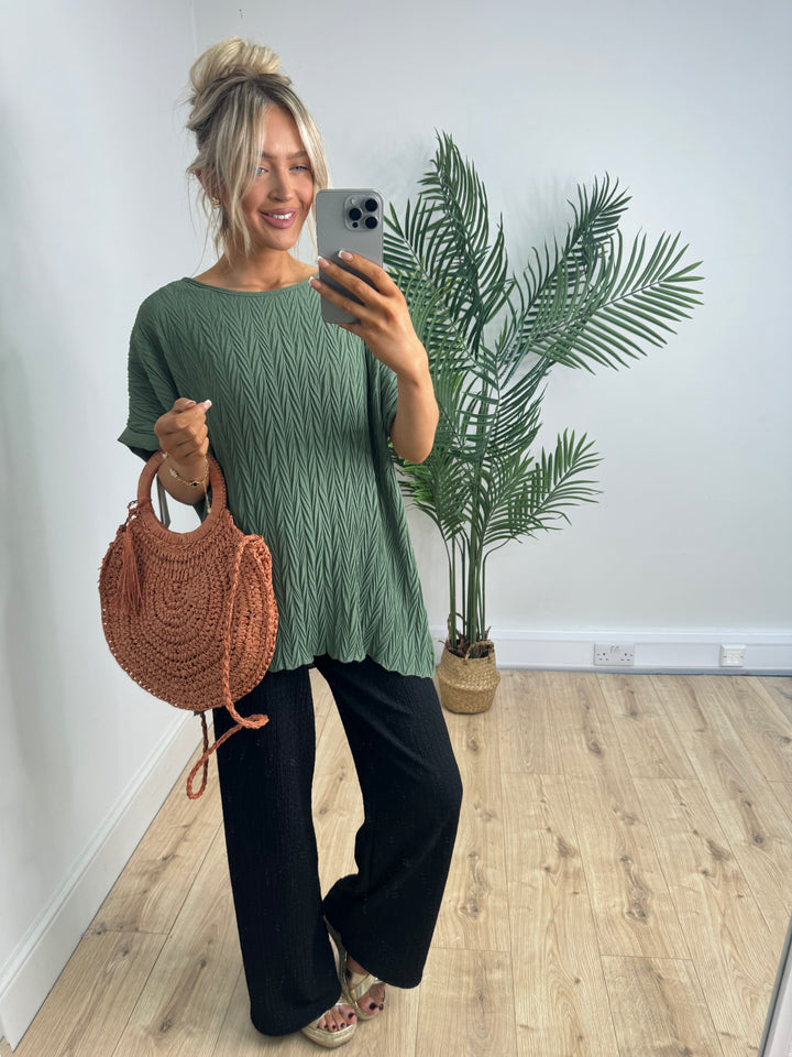 Amberlyn Top - Khaki