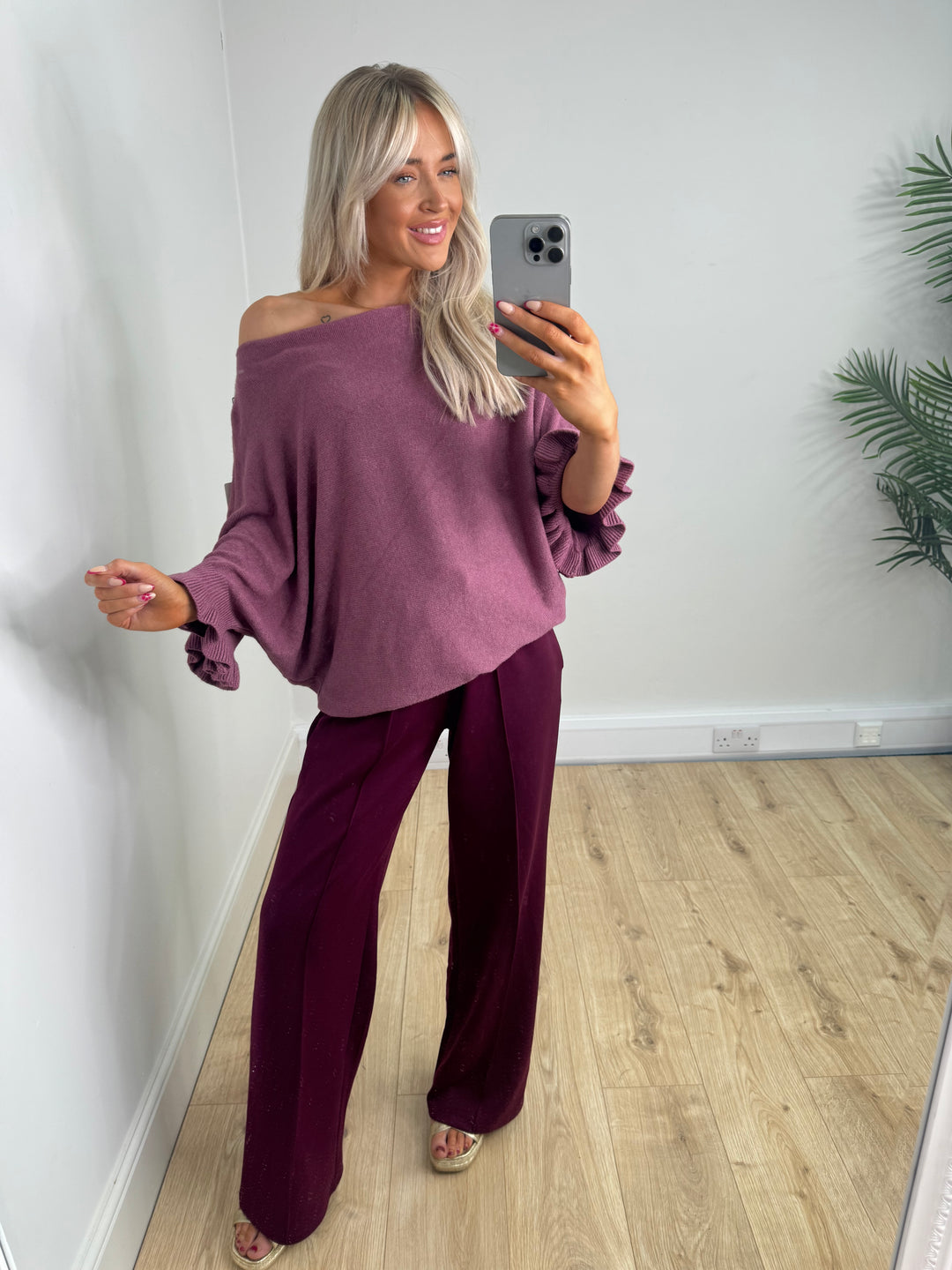 Jess Knit - Pale Plum