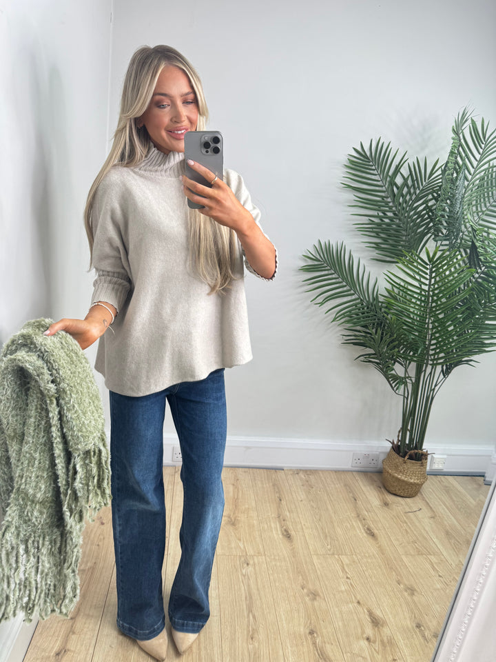 Melanie Ribbed Knit - Beige