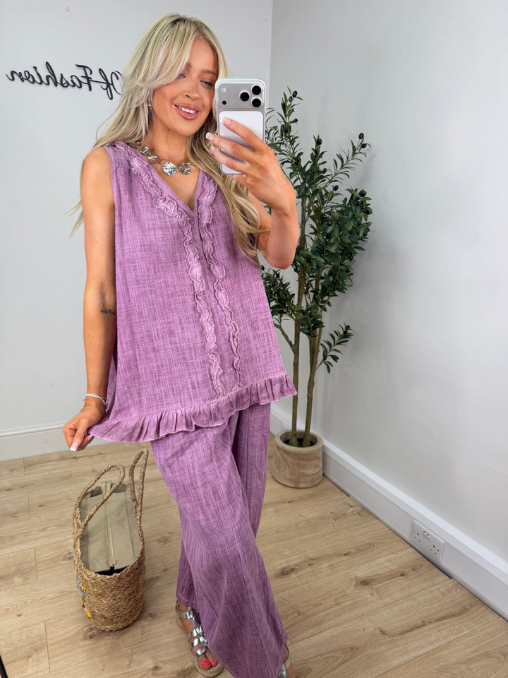 Morocco Top - Mauve