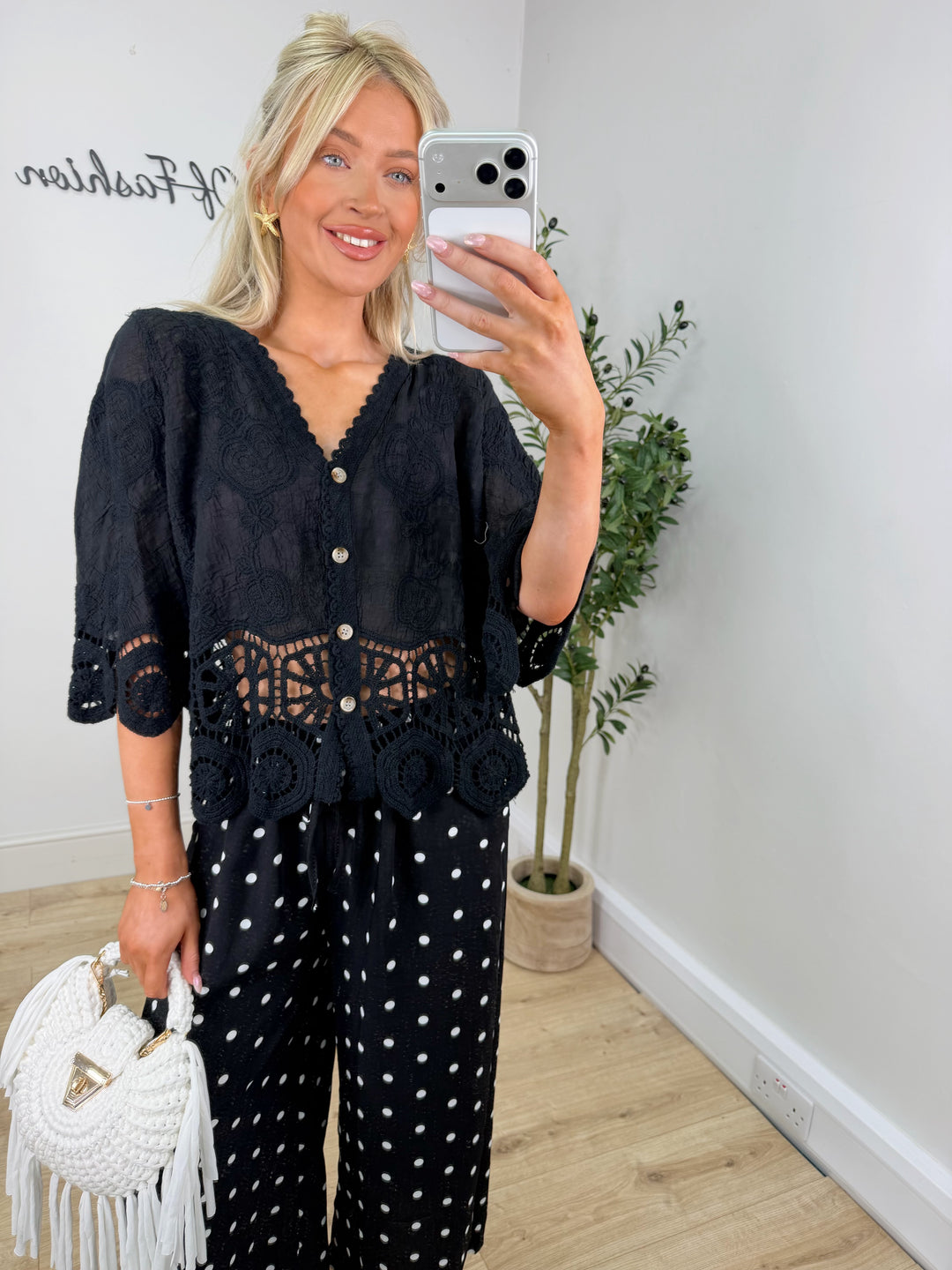 Veronica Top - Black