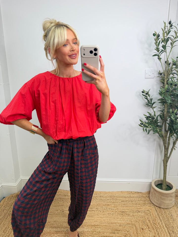 Bowden Top - Red