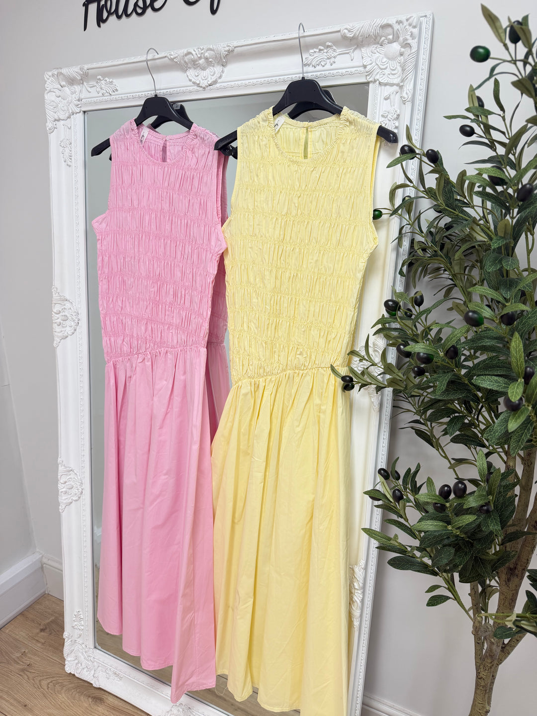 Verity Dress - PINK OR LEMON