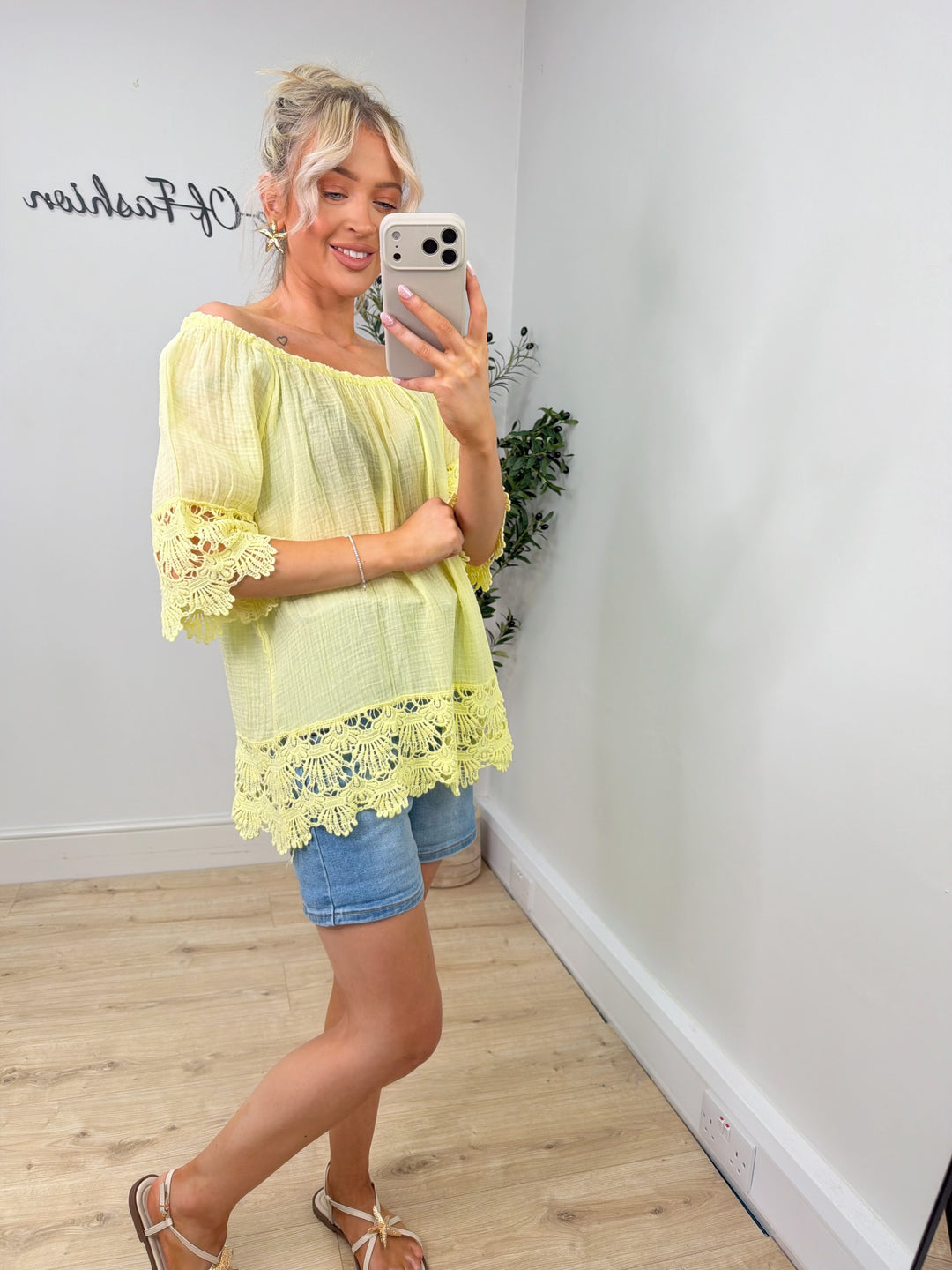 Glinda Top - Lemon