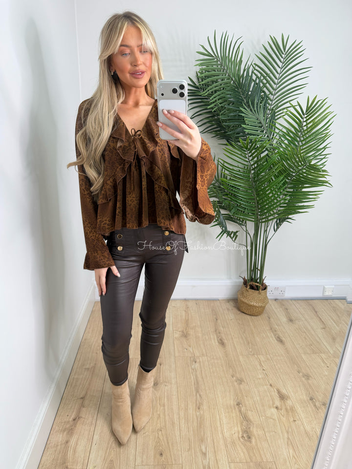 Marella Leopard Blouse