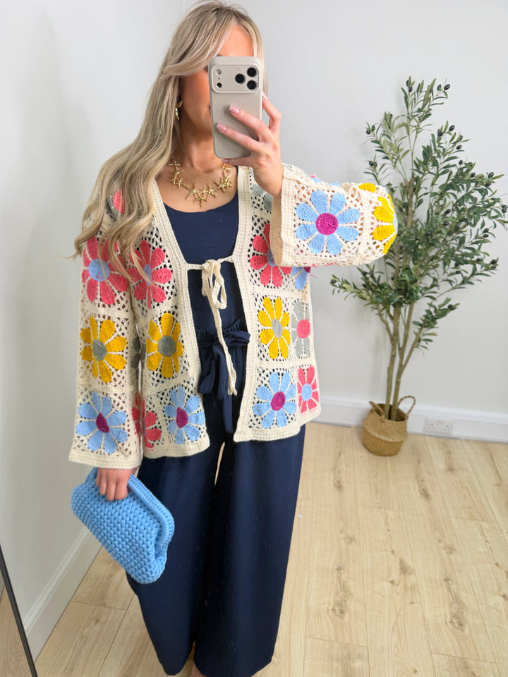 Tiffany Floral Crochet Top