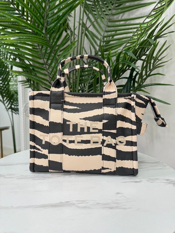 Zebra Tote Bag - Medium