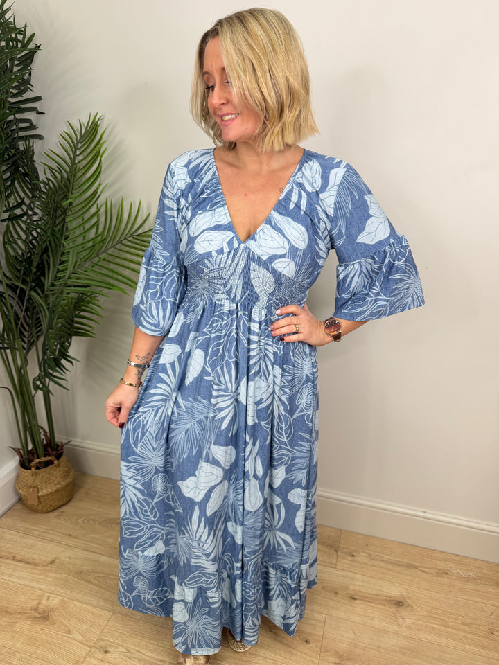 Briella Dress - Blue