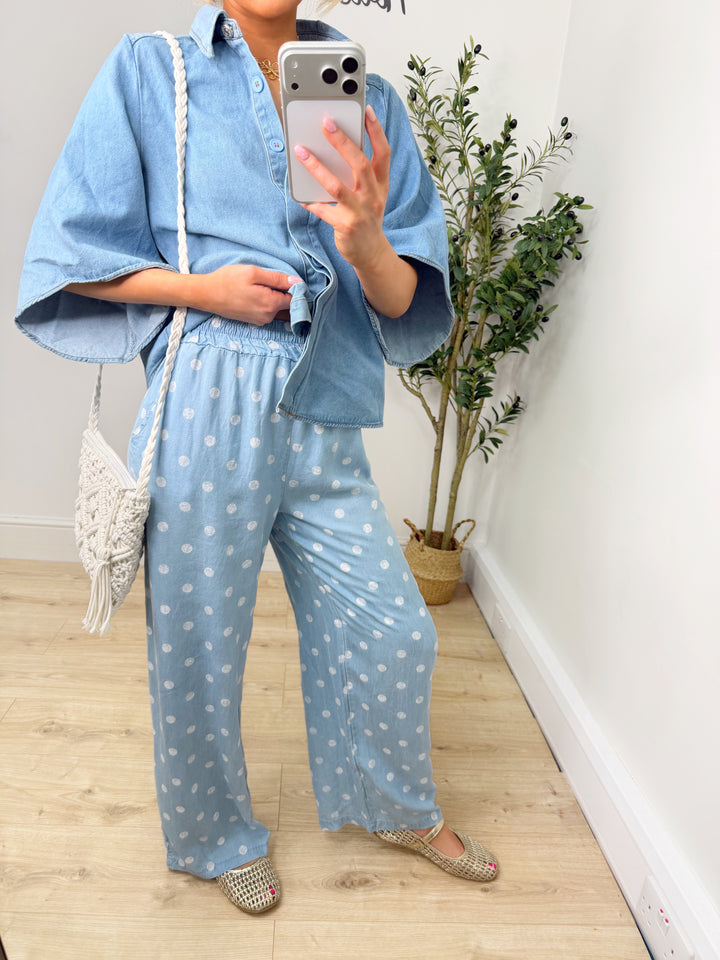 Chambray Dottie Trousers