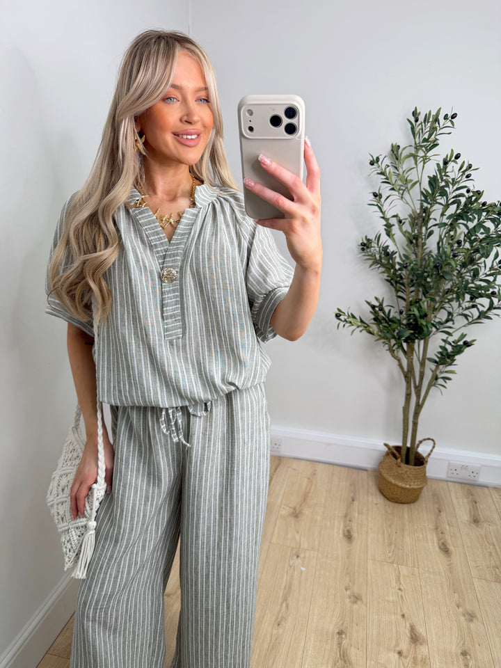 Gemma Two Piece - Khaki